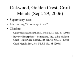 Oakwood-Golden Crest