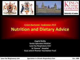 Nutrition and Dietary Advice – Angela Reddy