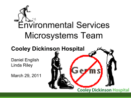Environmental Services Leaders in Infection Prevention