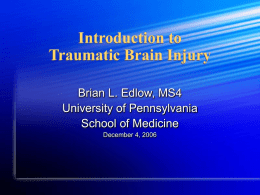 Intro to TBI 12.4.06 - Perelman School of Medicine