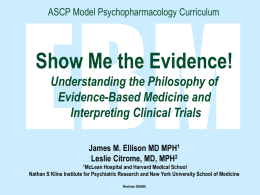 402 Evidence Based M.. - University Psychiatry