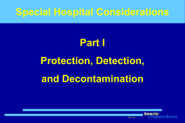 Hospital Considerations Part 1