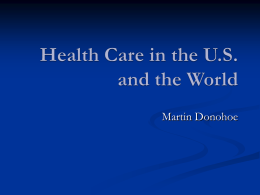 US and Worldwide - Public Health and Social Justice
