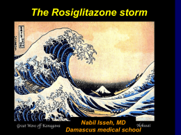 The Rosiglitazone Storm
