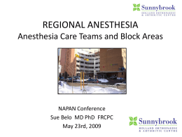 anesthesia care teams