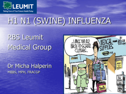 Swine Flu - RBS Medical