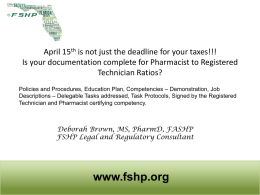 The licensed pharmacist shall retain the professional and personal