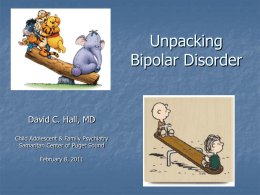 Bipolar Disorder Unpacked - Samaritan Center