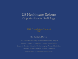 Meaningful Use in Radiology: New Technologies for U.S.