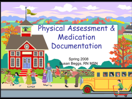 Physical assessment - Austin Community College