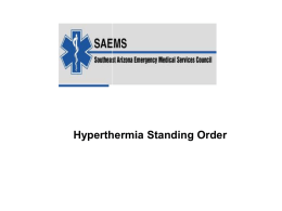 Hyperthermia (PowerPoint presentation)