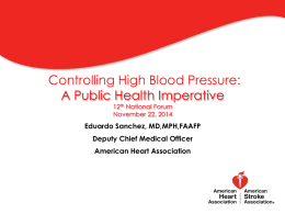 High blood pressure 442656 - National Forum for Heart Disease and