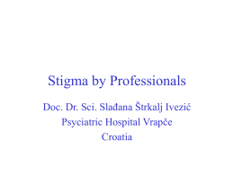 Stigma by Professionals