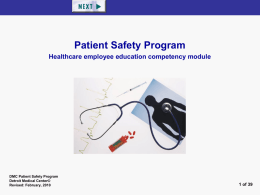 Patient Safety - Detroit Medical Center