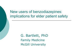 Patterns of Benzodiazepine Use in the Elderly and Risk of Injury