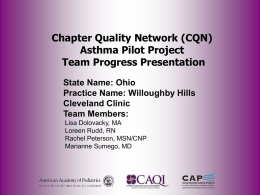 Chapter Quality Network (CQN)