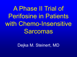 A Phase II Trial of Perifosine in Patients with Chemo