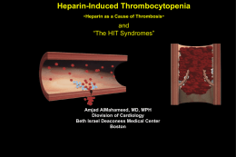 Understanding Heparin-Induced Thrombocytopenia (HIT): Historical