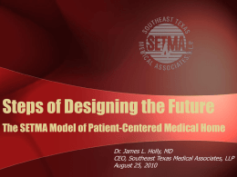 SETMA`s Model of Care