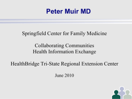 Dr. Peter Muir, Family Practice Physician, Collaborating