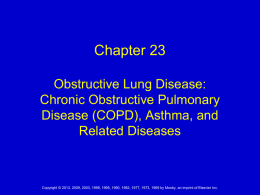 Egan Ch 23 Obstructive Lung Disease