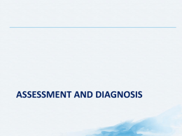 assessment and diagnosis - Know Pain Educational Program