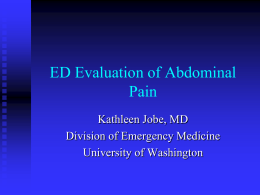 Dr. Jobe`s abdominal.. - University of Washington