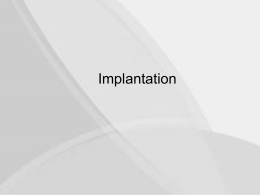 Implantation. Dental prosthetics I