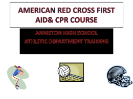 american red cross first aid& cpr training