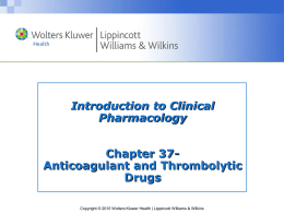 Roach: Introductory Clinical Pharmacology