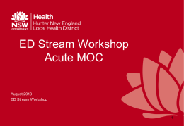 ED Stream-Aute MOC Workshop Belmont