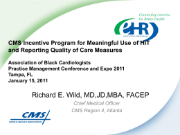 Meaningful Use - Association of Black Cardiologists