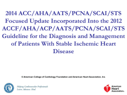 2014 Slide Set - American College of Cardiology