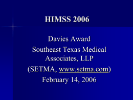 himss 2006 - SETMA.com