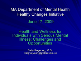 National Wellness Summit for People with Mental Illness