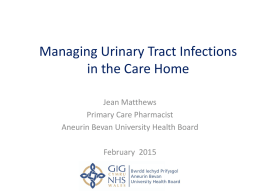 Managing Urinary Tract Infections in the Care Home Setting