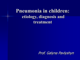 Lecture_03_Pneumonia in children