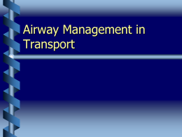 Airway Transport