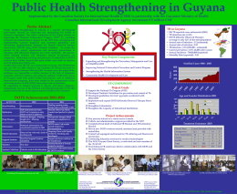 TB_Nov2004 - Public Health Strengthening in Guyana