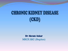 Lecture 22-Chronic Kidney Disease2014-11