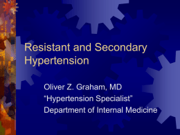 Sexy Topics In Hypertension