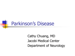 Parkinson`s disease Updated2007
