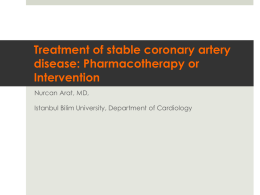 Treatment of stable coronary artery disease