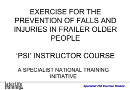Specialist PSI Exercise Module
