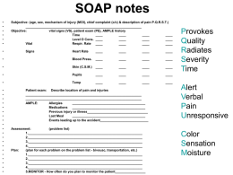 SOAP notes
