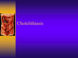 L16-Cholelithiasis