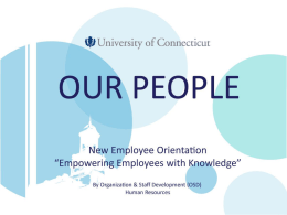 Human Resources - University of Connecticut