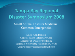 Tampa Bay Regional Disaster Symposium 2008