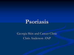 Psoriasis - Georgia Skin and Cancer Clinic