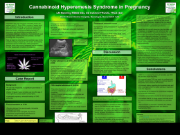 Cannabinoid Hyperemesis Syndrome in Pregnancy